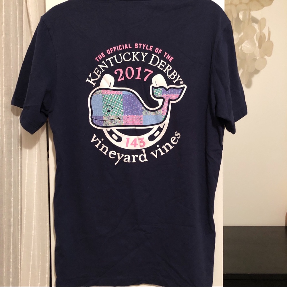 Vineyard Vines Navy Blue Kentucky Derby T-Shirt